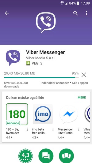 Afvent at installeringen er afsluttet