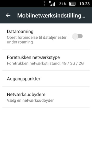 Vælg Adgangspunkter