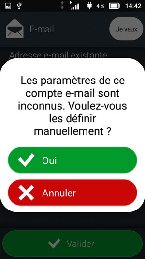 Sélectionnez Oui