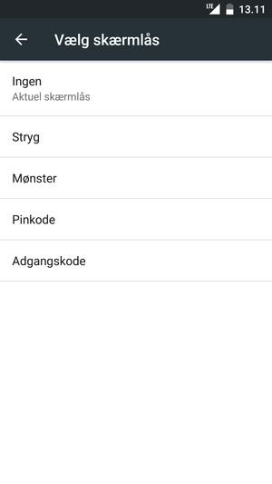 Vælg Mønster