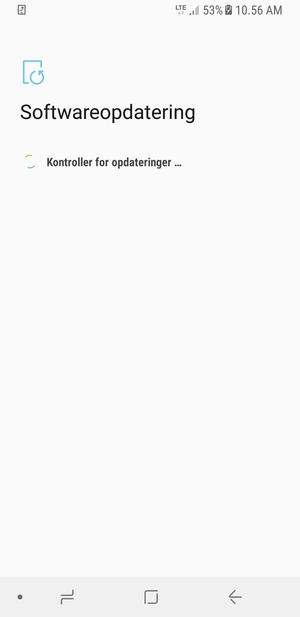 Afvent at søgningen er afsluttet