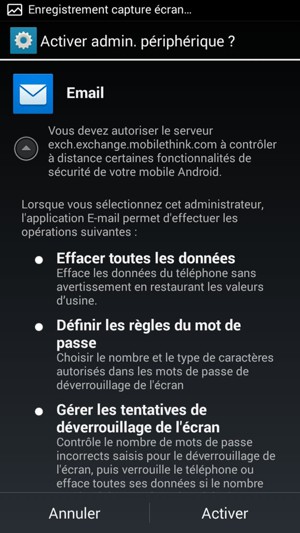 Sélectionnez Activer