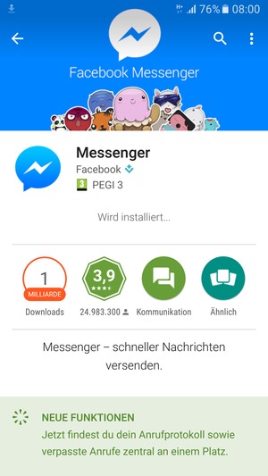 Warten Sie, bis der Installationsprozess  beendet ist