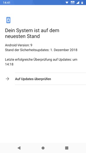 Wählen Sie Auf Updates überprüfen