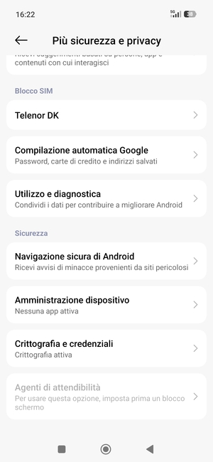 Scorri e seleziona Public