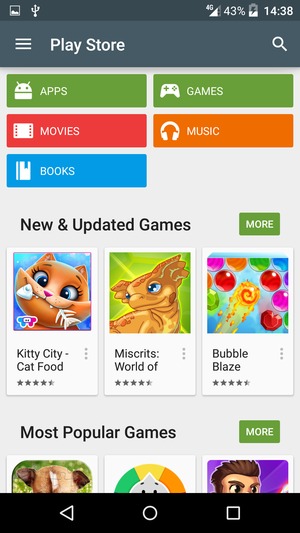 Select the Search button