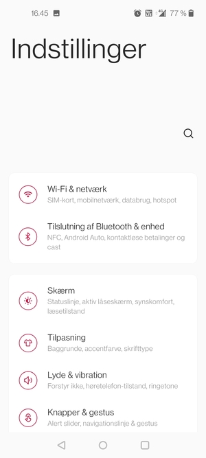 Vælg Wi-Fi & netværk
