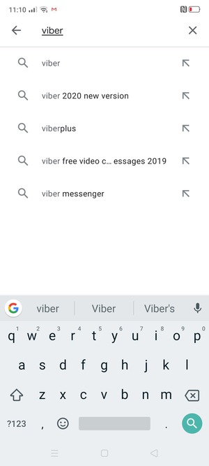 Enter the app name and select Search