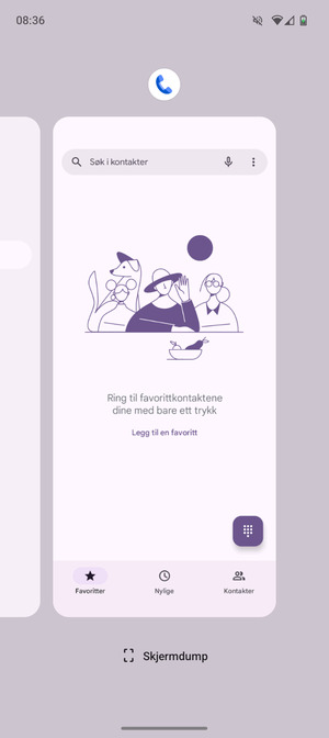 Dra apper opp for å lukke dem. Dette vil spare batteri.