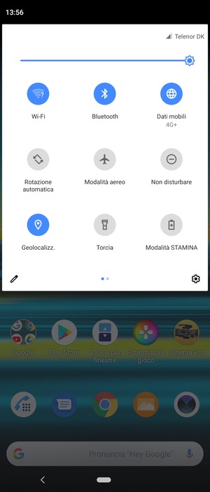 Disattiva Wi-Fi e Bluetooth