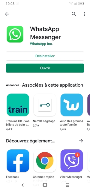 Sélectionnez Ouvrir