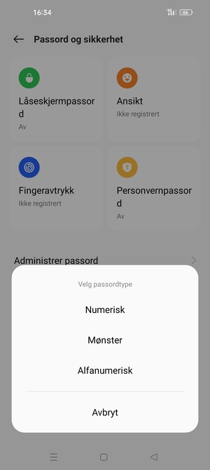 Velg Mønster