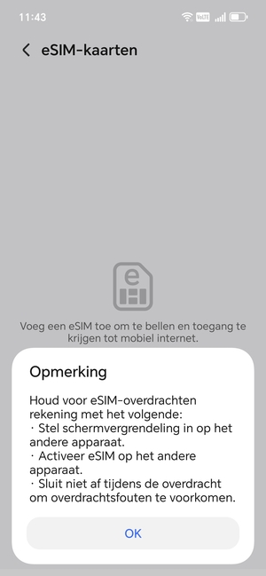 Selecteer OK