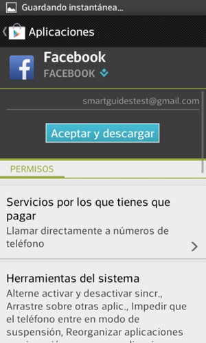 Seleccione Aceptar y descargar
