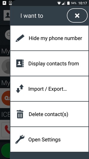 Select Import / Export...