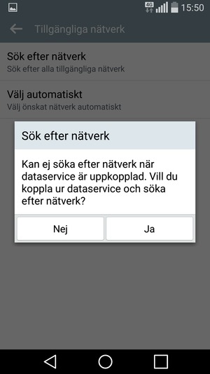 Välj Ja