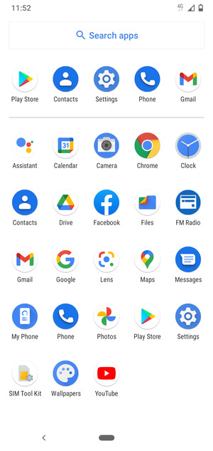 Select Settings