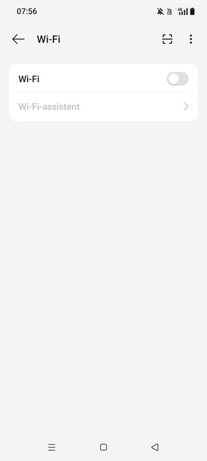 Slå Wi-Fi på