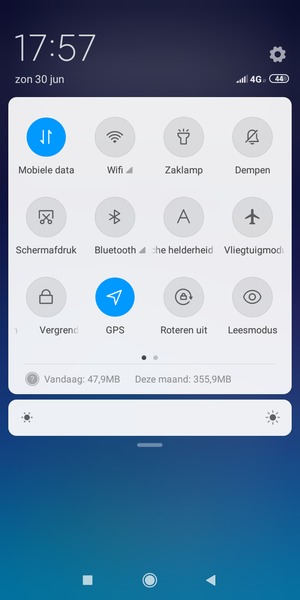 Schakel GPS uit