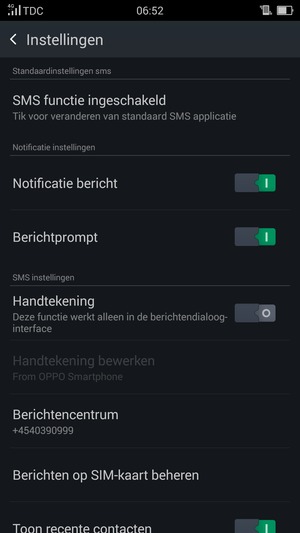 Selecteer Berichtencentrum