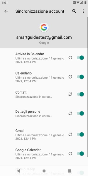 I tuoi contatti di Google verranno ora sincronizzati con il tuo telefono
