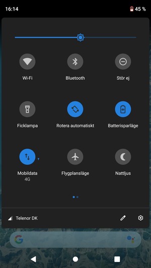 Tryck på Inställningar-knappen