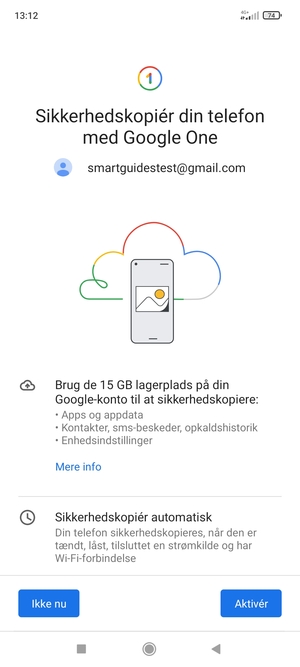 Vælg Aktivér