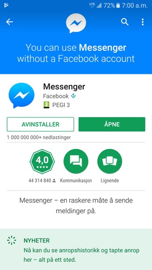 Velg ÅPNE