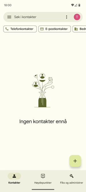 Velg Fiks og administrer