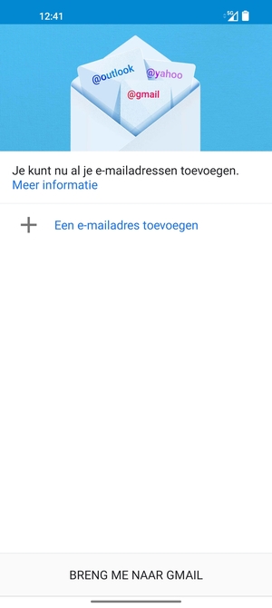 Selecteer Een e-mailadres toevoegen