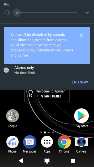 Press once more for silent mode