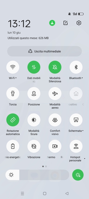 Attiva Modalità risparmio energetico