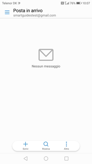Il tuo Gmail è pronto per l'uso