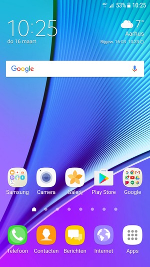 Selecteer Telefoon