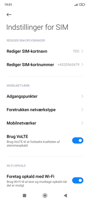 Vælg Mobilnetværker