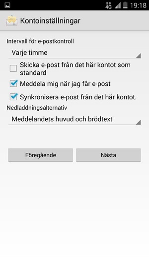 Välj Nästa