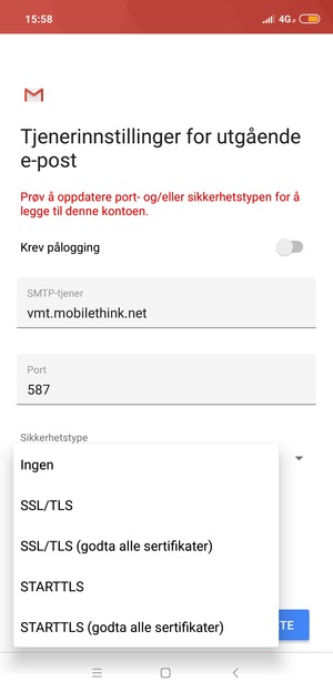 Velg Ingen