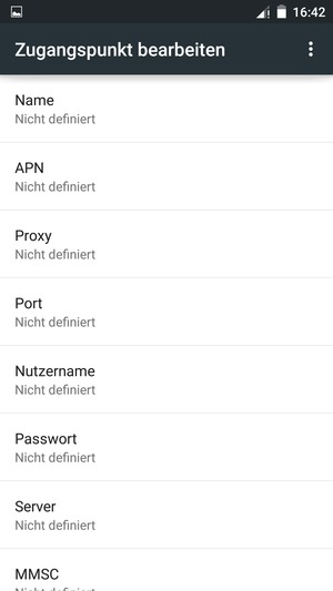 Geben Sie Internet-Informationen ein