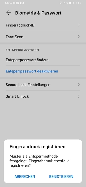 Wählen Sie ABBRECHEN