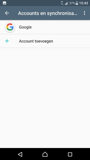 Selecteer uw Google-account
