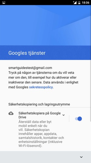 Välj MER