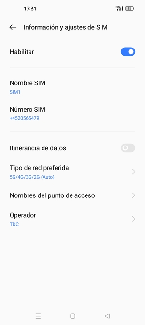Seleccione Nombre del punto de acceso