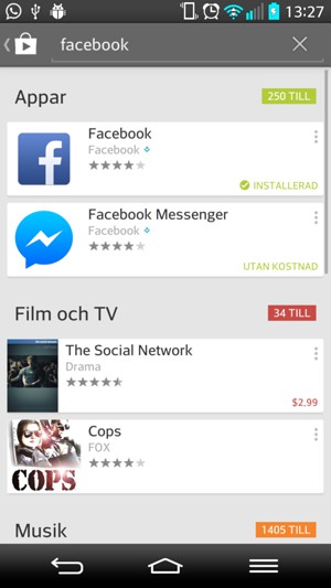Välj appen