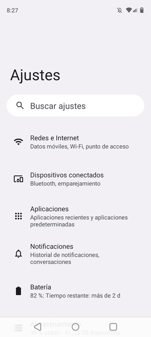 Seleccione Redes e Internet