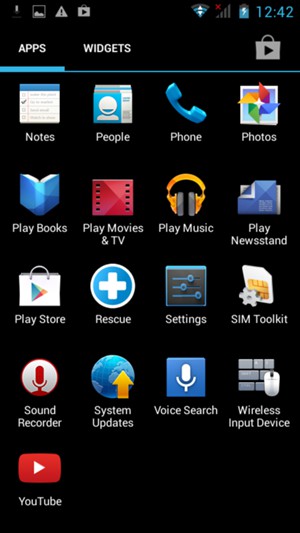 Scroll to and select Settings