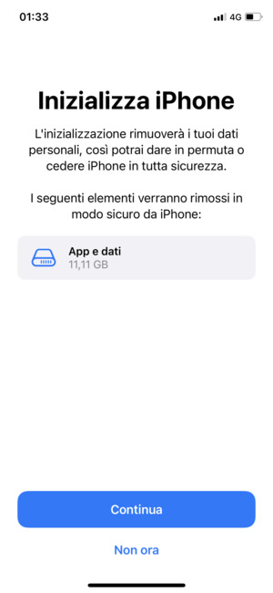 Seleziona Continua