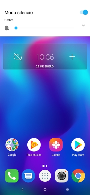 Presione una vez más para modo silencio