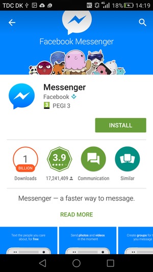 Select INSTALL