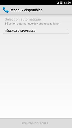 Veuillez attendre la fin de la recherche