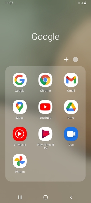 Sélectionnez Gmail